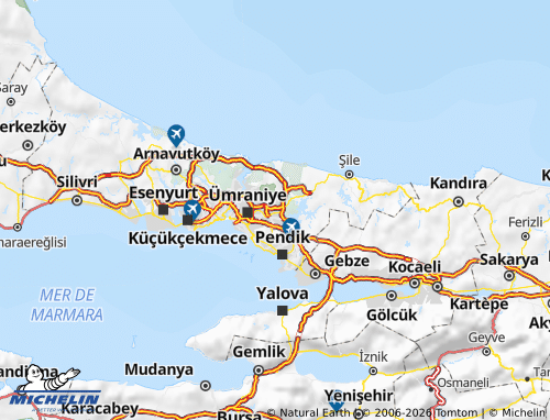MICHELIN Çekmeköy map - ViaMichelin