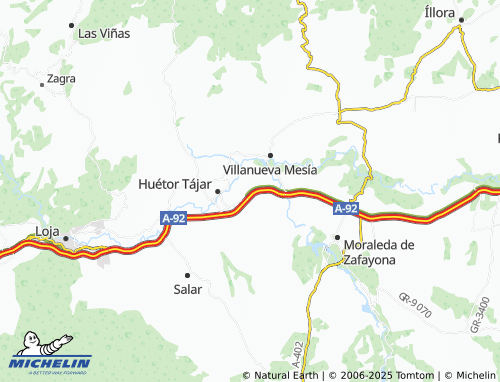 MICHELIN Cuesta de las Albercas map - ViaMichelin