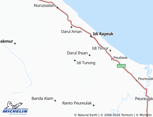 MICHELIN Paya Gaboh map - ViaMichelin