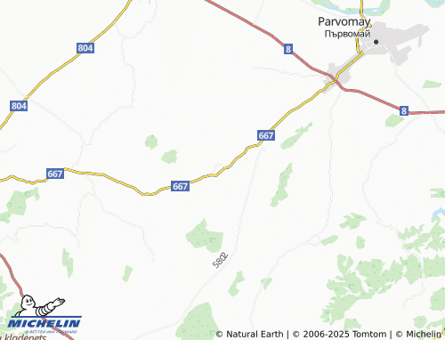 MICHELIN Dalbok izvor map - ViaMichelin