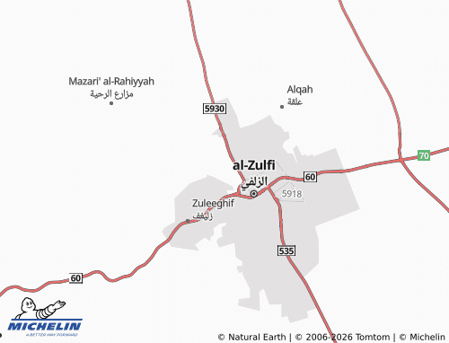MICHELIN-Landkarte al-Khaleej - ViaMichelin