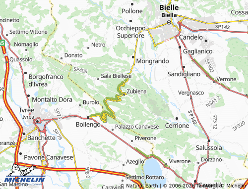 Mappa MICHELIN Zubiena - ViaMichelin