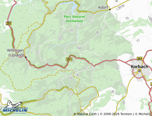 MICHELIN Neerdar map - ViaMichelin