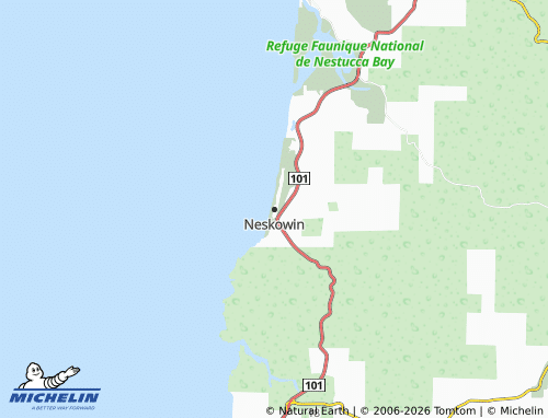 Mappa MICHELIN Neskowin - ViaMichelin
