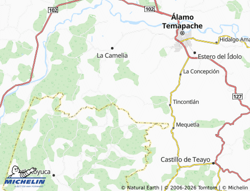 Mapa MICHELIN Héroes del 47 - ViaMichelin