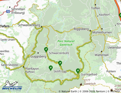 Mappa MICHELIN Rüschegg - ViaMichelin