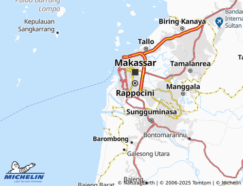 MICHELIN-Landkarte Tamarunang - ViaMichelin