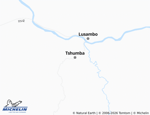 MICHELIN-Landkarte Tshumba - ViaMichelin
