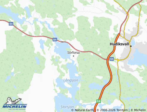 Carte MICHELIN Sörforsa - ViaMichelin