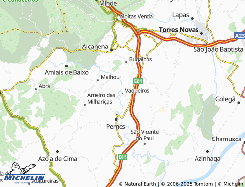 Carte MICHELIN Vaqueiros - ViaMichelin