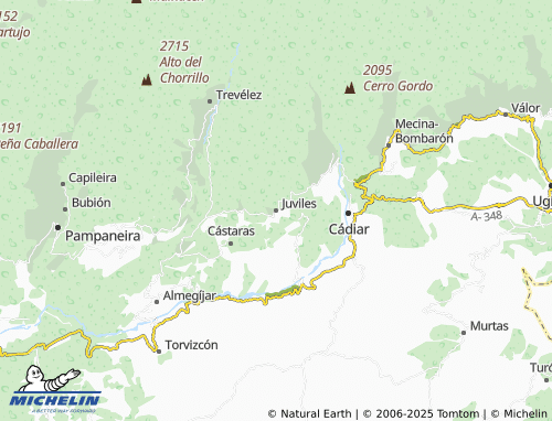 MICHELIN Juviles map - ViaMichelin