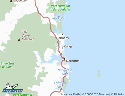 MICHELIN Kianga map - ViaMichelin