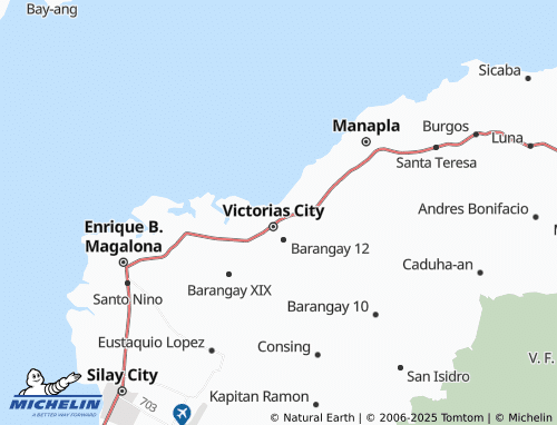 MICHELIN-Landkarte Barangay 6 - ViaMichelin