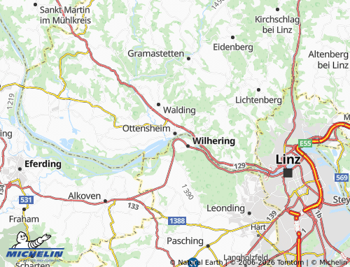 MICHELIN Ottensheim map - ViaMichelin