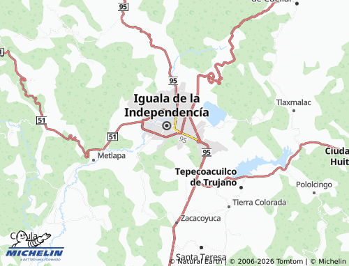 Mappa MICHELIN Vicente Guerrero - ViaMichelin