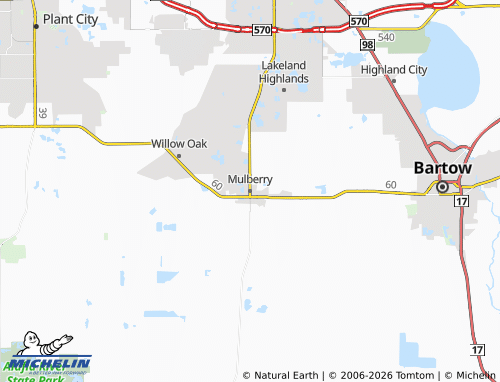Mappa MICHELIN Mulberry - ViaMichelin