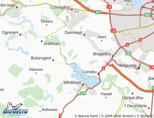 Mappa MICHELIN Ordoreanu - ViaMichelin
