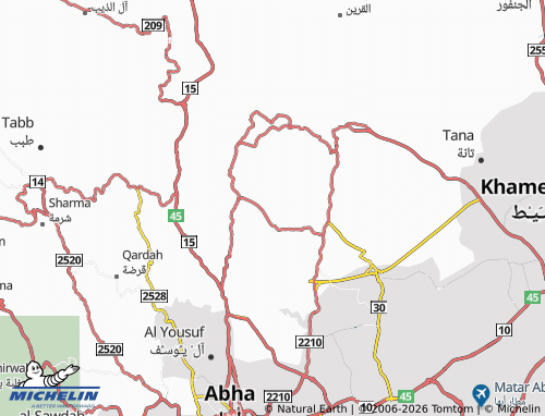 MICHELIN-Landkarte al-Sawsan - ViaMichelin
