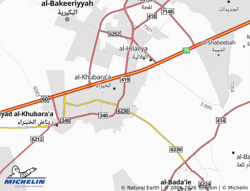 MICHELIN-Landkarte al-Malah - ViaMichelin