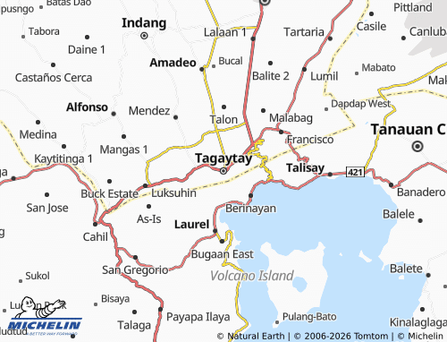 MICHELIN Tagaytay map - ViaMichelin