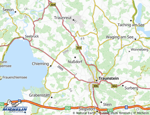 MICHELIN Nußdorf map - ViaMichelin