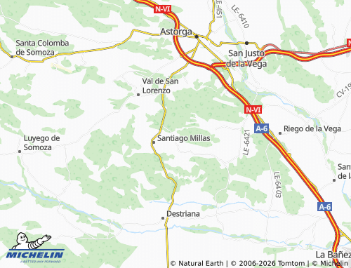 Mapa MICHELIN Barrio de Abajo - ViaMichelin