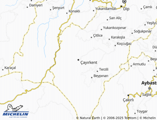 MICHELIN Çayırkent map - ViaMichelin