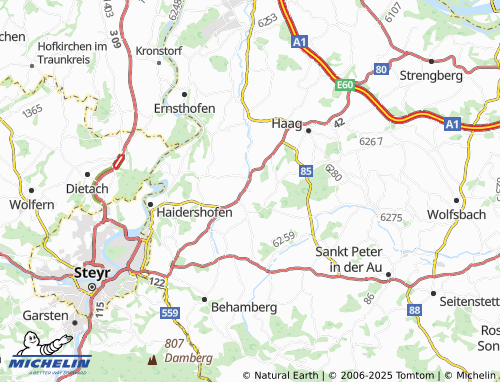 Carte MICHELIN Porstenberg - ViaMichelin