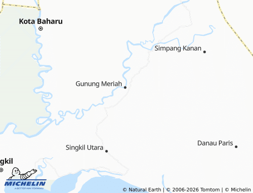 MICHELIN Lae Butar map - ViaMichelin