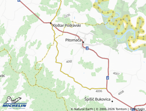 Carte MICHELIN Otrovanec - ViaMichelin
