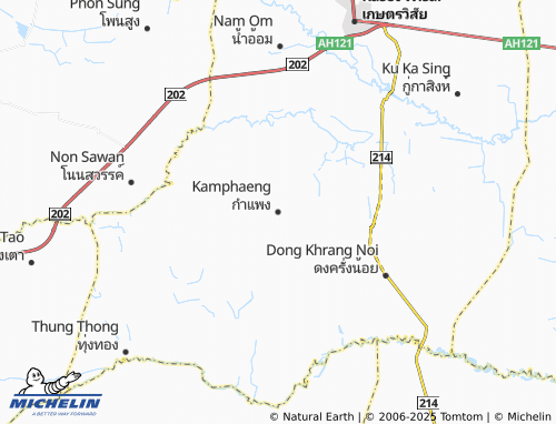 MICHELIN Kamphaeng map - ViaMichelin