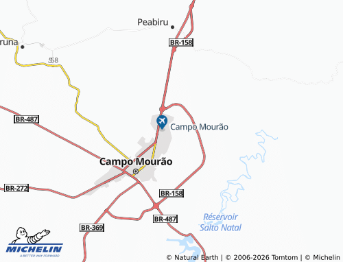 Mappa MICHELIN Diamante Azul - ViaMichelin
