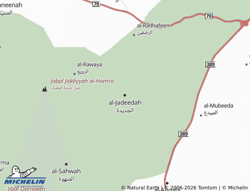 MICHELIN-Landkarte al-Jadeedah - ViaMichelin