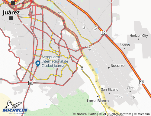 Mappa MICHELIN Real de Waterfill - ViaMichelin