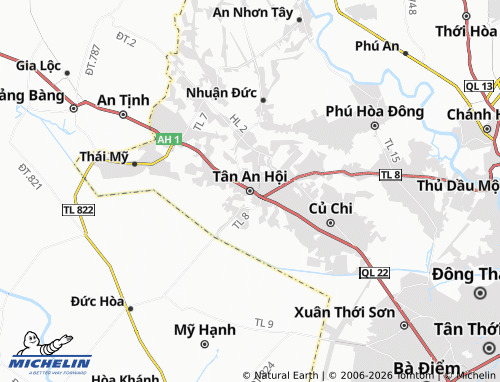 Mapa MICHELIN Tân An Hội - ViaMichelin