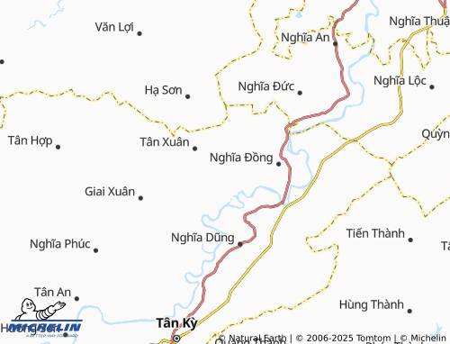 MICHELIN Nghĩa Thái map - ViaMichelin