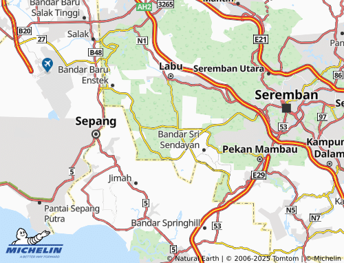 MICHELIN Taman Gadong Jaya map - ViaMichelin