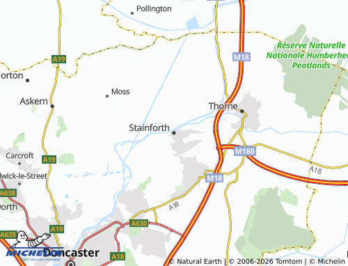 Mapa MICHELIN Stainforth - ViaMichelin