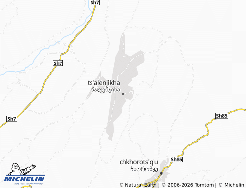 Mapa MICHELIN ts'alenjikha - ViaMichelin