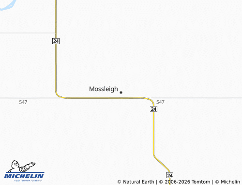 Carte MICHELIN Mossleigh - ViaMichelin