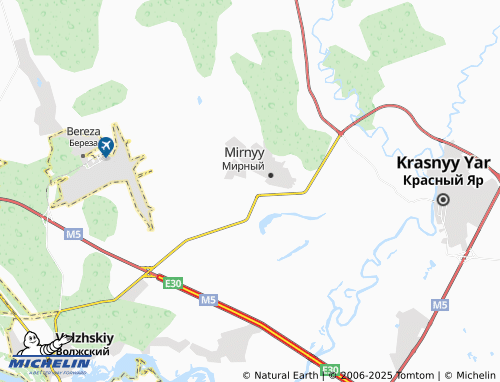 MICHELIN Svetloye Pole map - ViaMichelin