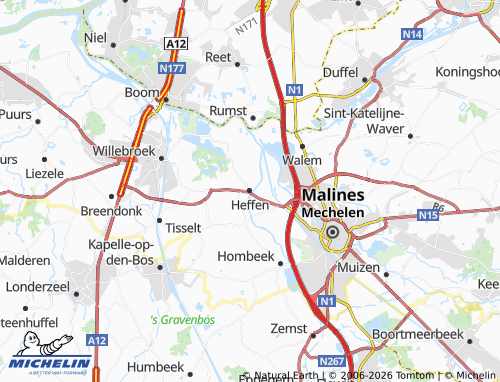 Mappa MICHELIN Heffen - ViaMichelin
