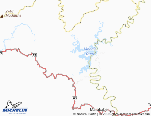 MICHELIN-Landkarte Phomolo - ViaMichelin