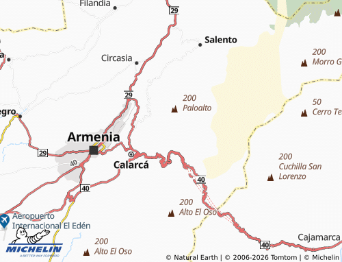 Carte MICHELIN El Castillo - ViaMichelin