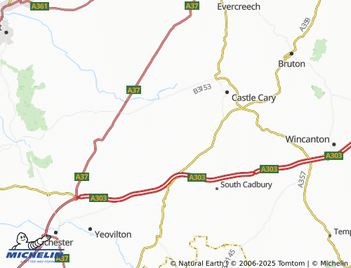 MICHELIN North Barrow map - ViaMichelin