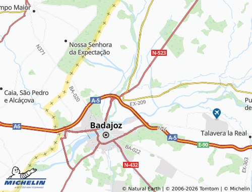 Kaart MICHELIN Gévora - ViaMichelin
