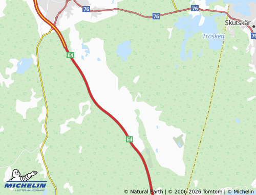 Carte MICHELIN Mårtsbo - ViaMichelin