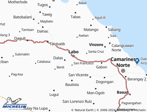 MICHELIN Labo map - ViaMichelin