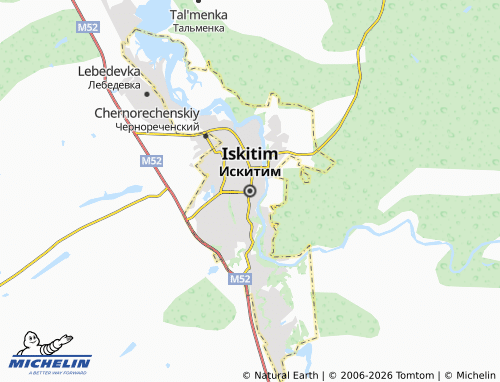 MICHELIN-Landkarte Iskitim - ViaMichelin
