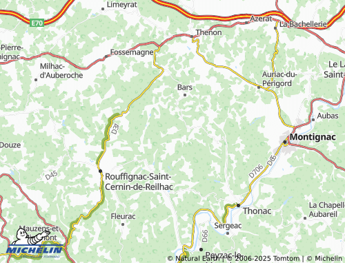 MICHELIN Escofie map - ViaMichelin
